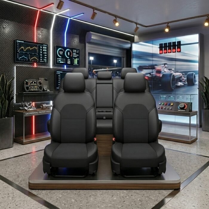 Experimenta el equilibrio perfecto entre durabilidad  y sofisticación con nuestros Cubre Asientos Premium para Chevrolet S10 2023-2026, diseñados con materiales exclusivos de calidad automotriz que ofrecen un tacto suave, diseños únicos y una resistencia inigualable. Estos cubre asientos no solo garantizan una protección total y seguridad avanzada, sino que eleva el confort de tu cabina manteniendo la funcionalidad original con un diseño único y elegante. Con Car Fashion, transforma cada trayecto en una experiencia de lujo diseñada a la medida de tu aventura.