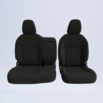 Cubreasientos Nissan NP300 Cabina sencilla 2016-2026 línea Custom en tela automotriz negra